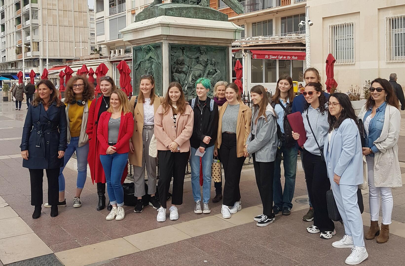 Gruppenfoto in Toulon